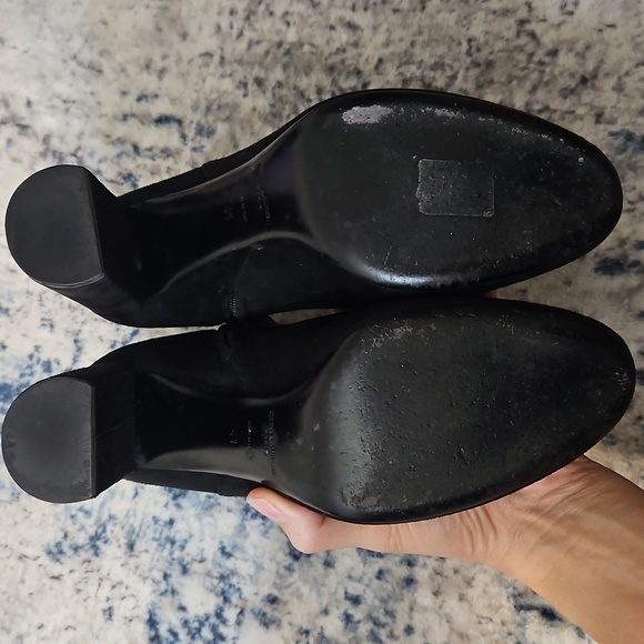 Saint Laurent Paris LouLou Suede Zipped Ankle Boots - 41 - Picture 5 of 9